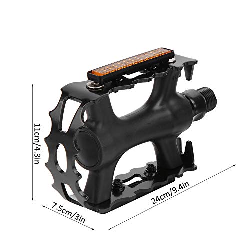 Vgeby A Pair Bike Pedal Nylon Fiber Bike Foot Pedal Non-Slip Bicycle Platform Flat Pedals For Road Bike Accessories Riding #TOP1