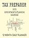 Produktbild Tax Preparer Appointment & Planning Calendar: 8.5" x 11" Professional Tax Return Document Filing 12 Month Daily Planner Agenda Organizer to Record ... Management Productivity Journal (382 Pages)