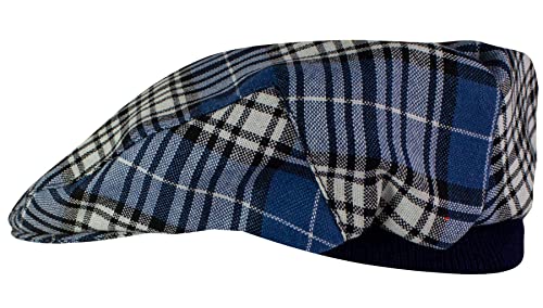 Casquette plate motif tartan Napier modern l'esprit de l'Écosse authentique