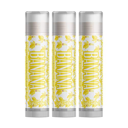 Delight Naturals Banana Lip Balm - Set of Three