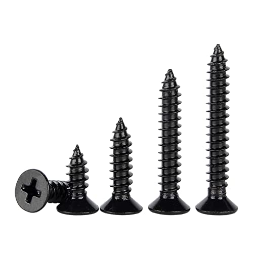 Tornillos M4 x 35mm 20 Pcs Acero Inoxidable 304 Zinc Negro miniatura 3