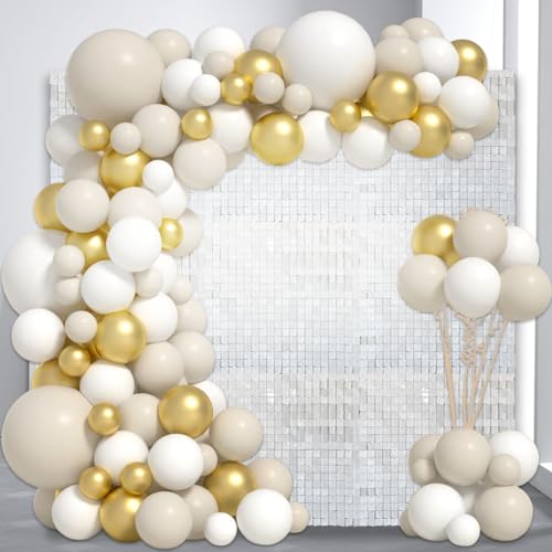 Set 12 paneles brillantes para fondo de pared blanco 3x4ft miniatura 4