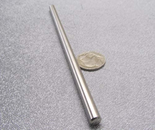 440C Stainless Steel Hardened Shaft .250" Diameter x 6" Long 1 pc