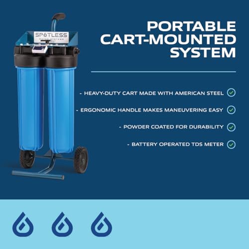 Image of Spotless Water Systems - DIC-20B, W /Integrated Bypass | Simple Window, Solar Panel, RV & Car Wash System, Works for All Vehicles, Motorcycles, Bikes, Boats, Planes, Yachts, Towel Drying Eliminated