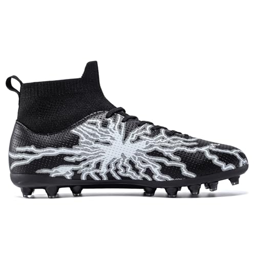 Unisex Kids Soccer Cleats Youth Training Football Shoes Outdoor Athletic Sneakers for Little/Big Kid4