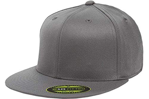 Chapeau Flexfit 6210 homme casquette visière plate mode urbaine noire
