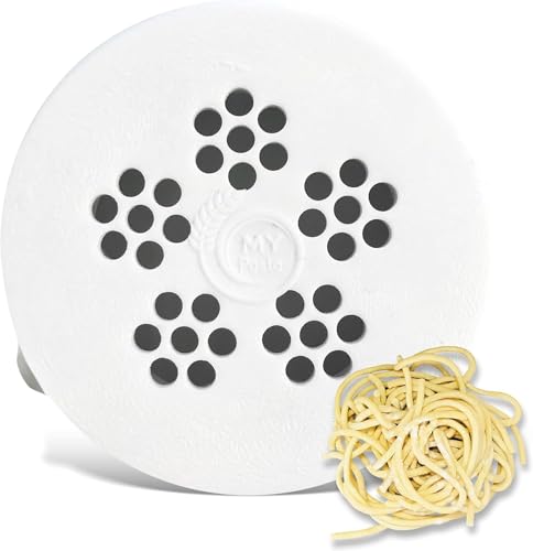 MY Pasta - Bigoli 4mm - Accessori per pastamaker, per pasta fresca fatta a mano - Inserto per pasta compatibile con Philips Pastamaker Advance