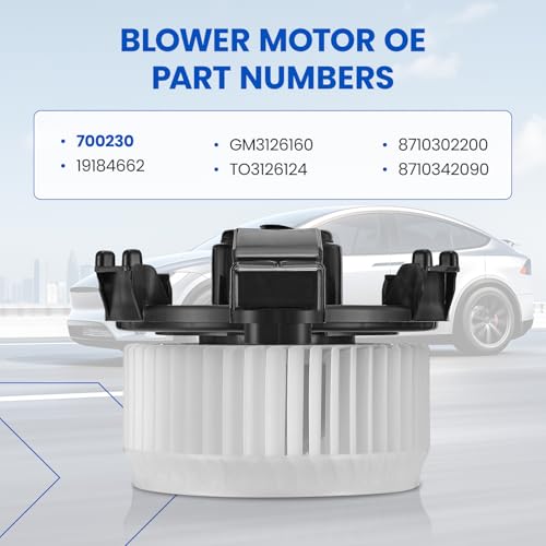 SYKRSS HVAC Blower Motor 8710342090 Compatible with Toyota Corolla 2009-2019, for Matrix 2009-2014, for RAV4 2006-2018, Replace 8710302200 19184662 8710302140 A/C Blower Motor Assembly by SYKRSS - Image 3