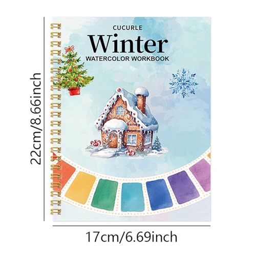 Papel de dibujo que evita traspasar el color en el libro de trabajo de acuarela para principiantes 2