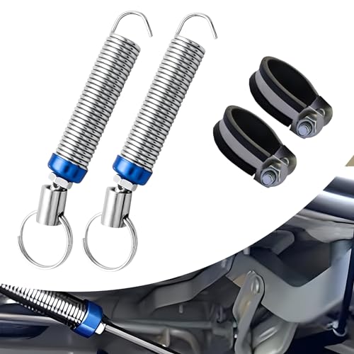 Image of 2 PCS Car Trunk Lid Modification Spring, 5.9In-9.44In Automatic Lifting Spring Device, Adjustable Metal Vehicle Lifting Spring Accessories, Universal for Most Cars (Silver), JIGTH2602SI-2PC