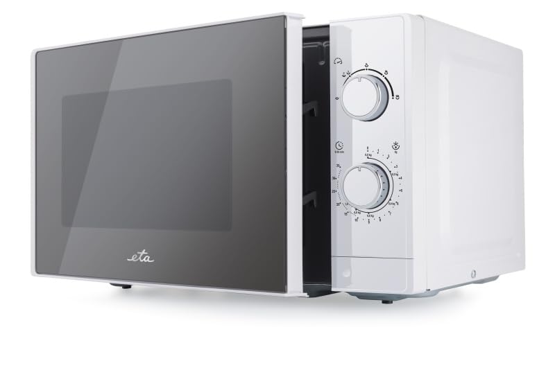 ETA Marvello Mikrowelle I 20 L I 700 W I 5 Leistungsstufen I Auftaufunktion I Weiß