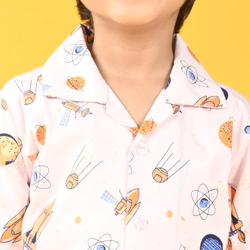 Image of Jam & Sugar Boys Cotton Printed Night Suit Set