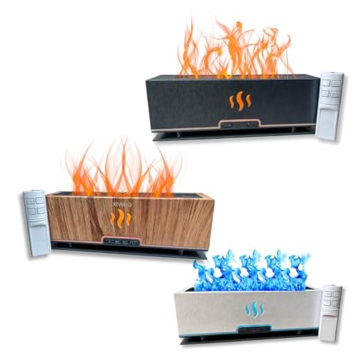 Difusor 3D de Fogo e Gelo com Controle Remoto Acompanha essencia