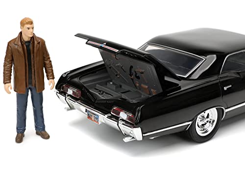 1967 Chevy Impala SS Sport Sedan Black & Dean Winchester miniatura 4
