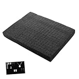 HIAKDOFT Schwarze Schmuckbox Schwamm Matte Ring und Ohrring Aufbewahrungspolster Schutz Einlage für Schmucklade