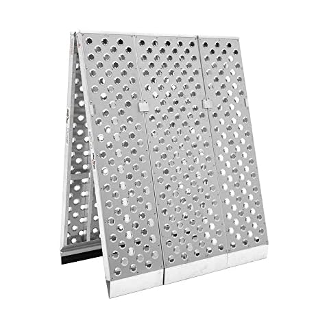 Rage Powersports Big Boy EZ Rizer MF3-14447-EZ Aluminum 12' Arched Folding Trike Ramp by Black Widow Cover