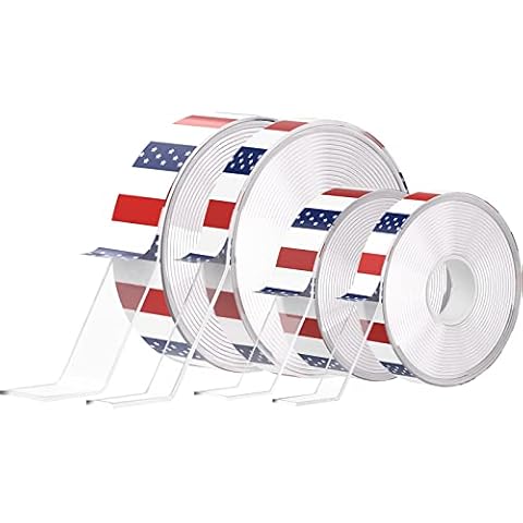 Lancord 4Pcs Double Sided Tape Heavy Duty (20FT x 1" + 20FT x 1/2" + 10FT x 1" + 10FT x 1/2") Cover