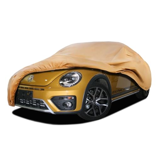 JURMON Heavy Duty Outdoor Car Cover Custom Fit for 2012-2019 Beetle Bug Windproof All Weather Waterproof Sun Rain UV Dust Snow Protection Outdoor Car Covers