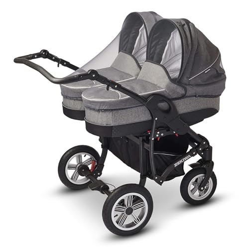 Diago Universal - Mosquitera para carritos de bebés, color gris