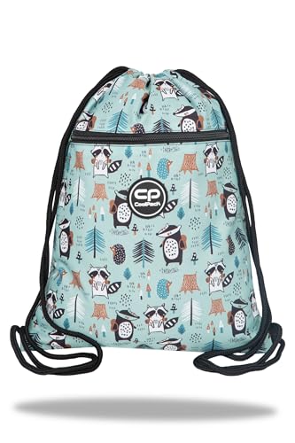 Sac de sport à cordon Coolpack léger bleu vert pour gym et running