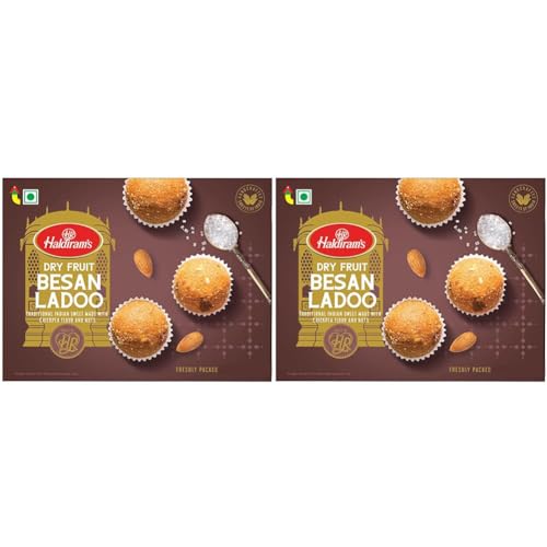 Best Indian Sweets to Make for Festive Guests 4 Haldiram's Haldirams Mithas Besan Ladoo - Dry Fruit, 400grams, In...