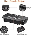 Amazon Basics 8-Sheet Strip-Cut Paper, CD, and Credit Card Shredder, Compact, No Basket
