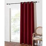 Térmica Aislante - Cortinas opacas te protegen del viento, ruido, frio, calor, moscas y luz. Ayudan a regular la temperatura interior. Con nuestra tecnología de triple tejido, la luz está bloqueada por la parte posterior de la cortina, lo que le permite disfrutar de un interior más oscuro durante el día.