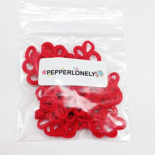Pepperlonely 10 Pairs 8Cm Chinese Knots Frog Buttons Closure Sewing Fasteners For Sweater Cloak Coats Scarf Cardigan And Costumes Outfit Sewing, Red #TOP3