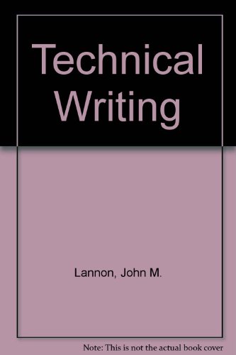 Technical Writing 0673525597 Book Cover