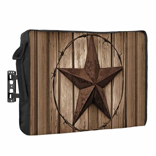 Ficuaiuo Vintage Texas Star Outdoor TV Cover 30 to 32