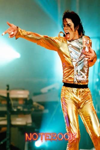 Notebook : Michael Jackson Notebook Journal Blank Ruled Writing Journal for School – Thankgiving Notebook #379