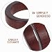 Imagen de PACKOVE Anillo De Dedo De Madera Natural Anillo De Dedo Unisex Estilo Retro Diseño Sencillo Para Regalo Uso Diario Y Decoración De