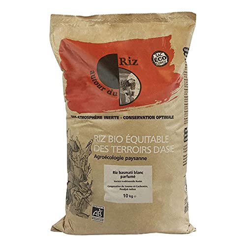 Autour du Riz - Basmati blanc 10kg - Vendu par unité