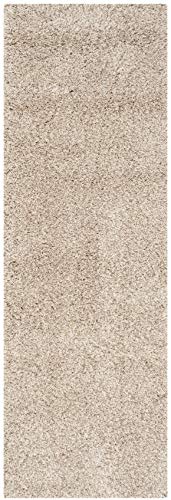 SAFAVIEH California Shag Collection Runner Rug - 2'3" x 15', Beige, Non-Shedding & Easy to Clean, Ultra Plush Thick Pile, Ideal for Hallway, Foyer, Entryway, Bedroom (SG151-1313) - Thumbnail 2