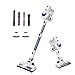 Price comparison product image HCBOO Cordless Vacuum Cleaner, Stick Handheld Vacuum Cleaner, Lightweight 18Kpa Powerful Bagless Vacuum, Rechargeable Lithium Battery, LED Brush for Floor Carpet Pet Hair Car, Upgrade Telescopic Tube