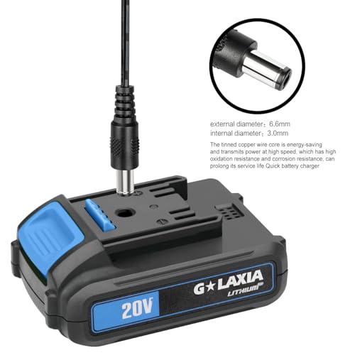 G LAXIA 20V Max Li-Ion Battery Charger for G LAXIA Cordless Power Tools - Thumbnail 3