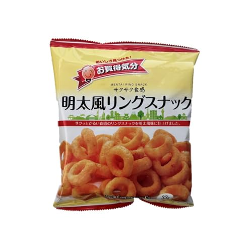 ジェーシーシー お買得気分 明太風リングスナック 33g×12個