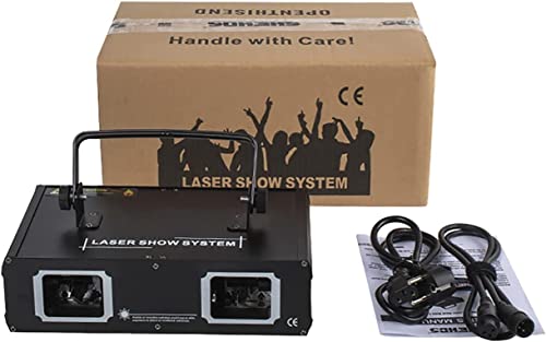 Shehds Dj Lights Party Lights Rg 2 Beam Effect Sound Activated Strobe Light Led Stage Lights By Dmx Control For Christmas Disco Dancing Birthday Bar Pub Stage Lighting #TOP6