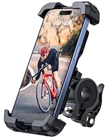 Lamicall Handyhalterung Fahrrad, Handyhalter Motorrad - 2026 Universal 360° Fahrrad Halter für iPhone 17 16 15 14 Pro Max Plus, Air, SE, 13 12 Pro Max Mini, 11, Xs Max, XR, Samsung S25 Smartphone