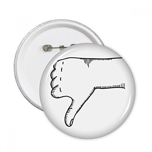 Badge Ridicule Gesture ligne Dessin pour customiser un vêtement terne en un geste