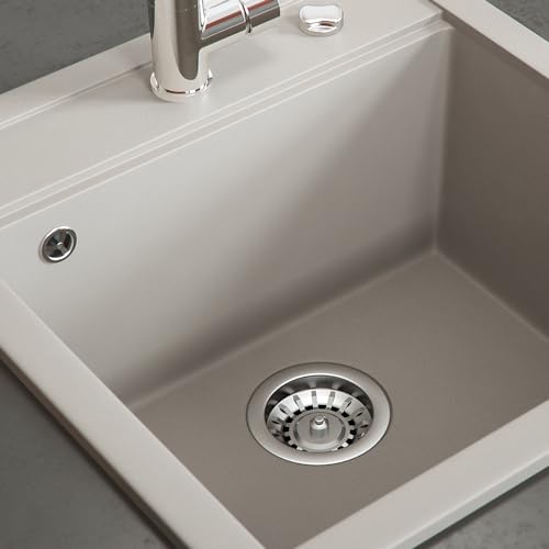 Évier Bergström Tesa beige idéal pour aménager une cuisine chaleureuse - 6