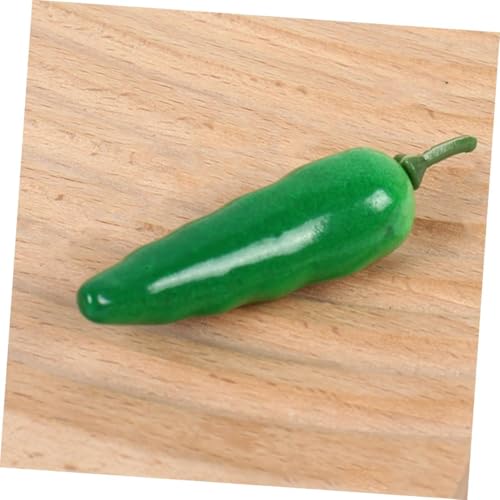 Verduras artificiales tipo mini chile picante falso para vitrinas 5