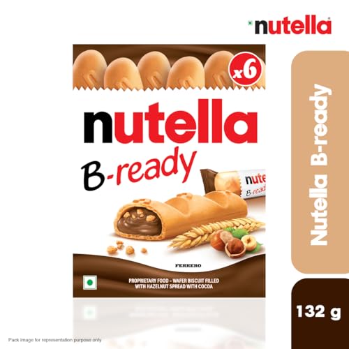 Image of Nutella B-Ready Wafer, 6 X 22 g