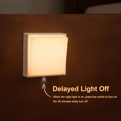 Lámpara nocturna magnética recargable USB con luz cálida miniatura 4