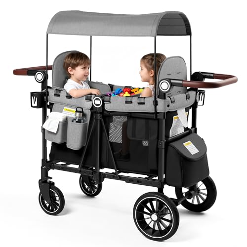 Kinder King Double All-Terrain Stroller Wagon