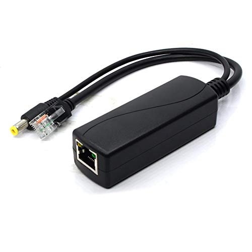 Adaptador Divisor PoE Ethernet 48V a 12V, compatible con 10/100/1000Mbps PoE estándar IEEE 802.3af, salida de 12V para Cámara de Vigilancia (Paquete de 2) miniatura 7