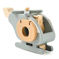 Youuys Montessori Holzspielzeug Hubschrauber, Baby Interesse Kultivierung Konzentration Enhancement Spielzeug