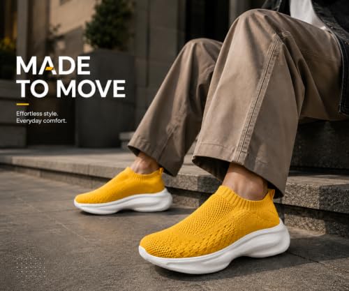 Image of Kraasa Trial Running Shoes with Lightweight Memory Insole | Breathable, Anti-Skid Knit Sneaker, Walking & Gym Shoes