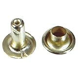 Brass-Plated Speedy Rivets, 16 Sets, Small