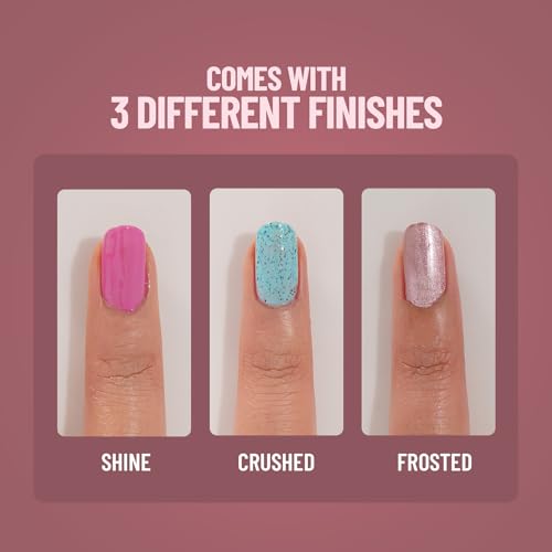 Image of Swiss Beauty Color Splash Nail Polish - Long-Lasting, Glossy - 11 ML, Mocha Sheen